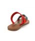 Nu pieds bijoux Chattawak Magnolia rouge pour femmes