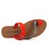 Nu pieds bijoux Chattawak Magnolia rouge pour femmes