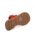 Nu pieds bijoux Chattawak Magnolia rouge pour femmes