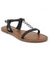 Sandale Petunia noire Chattawak pour femmes