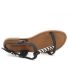 Sandale Petunia noire Chattawak pour femmes