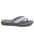 Tongs Inblu M 03 argent, entre doigt homme confortable