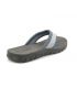 Tongs Inblu M 03 argent, entre doigt homme confortable