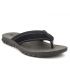 Tongs Inblu M 03 noir, entre doigt homme confortable