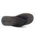 Tongs Inblu M 03 noir, entre doigt homme confortable