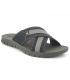 Mules Inblu M 02 noir pour hommes, semelle confoart à mousse mémoire de formes