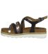 Sandale plateforme Marco Tozzi 28412-24 noire,nu-pieds anatomique femmes