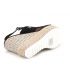 Sandale Playa collection Molla noire, haut compensé mode pour femmes