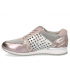 Baskets / Sneakers Caprice 23503-24 en cuir rose multi, largeur confort h