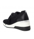 Xti baskets 42593 noir, baskets compensés strass pour femmes