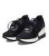 Xti baskets 42593 noir, baskets compensés strass pour femmes