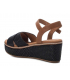 Nus-pieds Xti 42280 noire, sandale confort et mode pour femmes