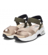 Xti 42751 beige, sandale de randonnée croisées fermeture velcro