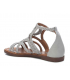 Sandale plate Xti 42288 gris, brides tressées
