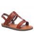 Nu-pieds plat XTI 44162 camel, sandale bride salomé pour femmes