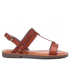 Nu-pieds plat XTI 44162 camel, sandale bride salomé pour femmes