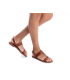 Nu-pieds plat XTI 44162 camel, sandale bride salomé pour femmes