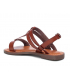 Nu-pieds plat XTI 44162 camel, sandale bride salomé pour femmes