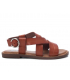 Sandale plate Xti 42289 camel, chaussures mode pour femmes