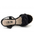 Sandale Elue par Nous Jitool noir | Compensé mode pour femmes