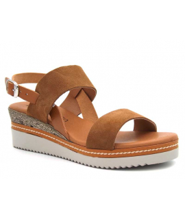 Eva Frutos 581 marron | Petit compensé 5 cm confortable