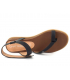 Nu-pieds Chattawak Tiago noir | Sandale anatomique fermeture rapide