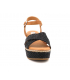Compensé Xti 42280 noire, sandale confort et mode pour femmes