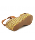 Xti 42280 jaune, sandale confort et mode pour femmes