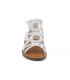 Sandale plate Xti 42288 gris, brides tressées