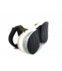 Xti 42751 beige, sandale de marche brides croisées fermeture velcro + talon bulle d'air