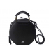 Sac à main XTI 86278 noir, petit sac rond en simili cuir pour femmes