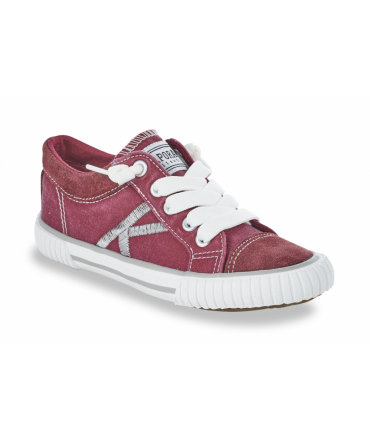 Baskets Kaporal Odessa rouge | Tennis toile pointures du 28 au 34