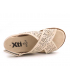 Sandale anatomique Xti 42672 beige, semelle confort bride croisée