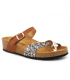 Carla Tortosa 93106 marron multi | Tongs passe orteil anatomique en liège bio