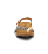 Carla Tortosa 93106 marron multi | Tongs passe orteil anatomique en liège bio