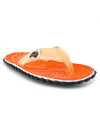 Tongs Gumbies Islander Boho Coral | Entre doigts tissu brides fluo