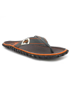 Tongs Gumbies islander Islander Slate gris et orange| Nouveauté tongs conçues avec des produits recyclés