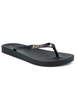 Tongs Copacabana Anatomic II noire | Nouveauté chaussures été fabriquées au Brésil