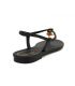 Grendha 18018 Cacau Marajo noir, sandale plastique à la mode, fabriquée au Brésil