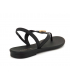 Sandale Grendha 18025 Cacau Minimalista noire, nu-pieds femmes fabriqué au Brésil