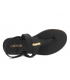 Sandale Grendha 18025 Cacau Minimalista noire, nu-pieds femmes fabriqué au Brésil