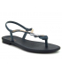 Nu-pieds Grendha 18125 Cacau Herancas bleu, fabriqué au Brésil