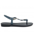 Nu-pieds Grendha 18125 Cacau Herancas bleu, fabriqué au Brésil