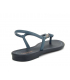 Nu-pieds Grendha 18125 Cacau Herancas bleu, fabriqué au Brésil