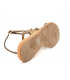 Sandales Les Tropéziennes Holo bronze multi, nouveauté entre-doigts en cuir pour femmes