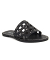 Chattawak mules cuir Primevere noires pour femmes | Claquettes mode