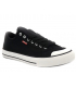 Tennis Levi's Hernandez S noire baskets basses style Converse en toile