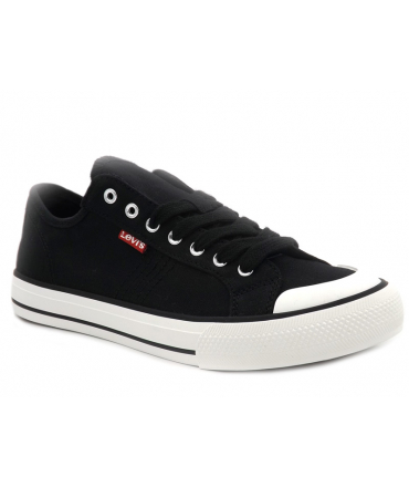 Tennis Levi's Hernandez S noire baskets basses style Converse en toile