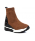 Baskets montantes Xti 43101 camel, nouveauté sneakers femmes