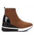 Baskets montantes Xti 43101 camel, nouveauté sneakers femmes
